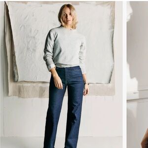 imogene + willie Dark Blue Women's Straight Leg Jeans